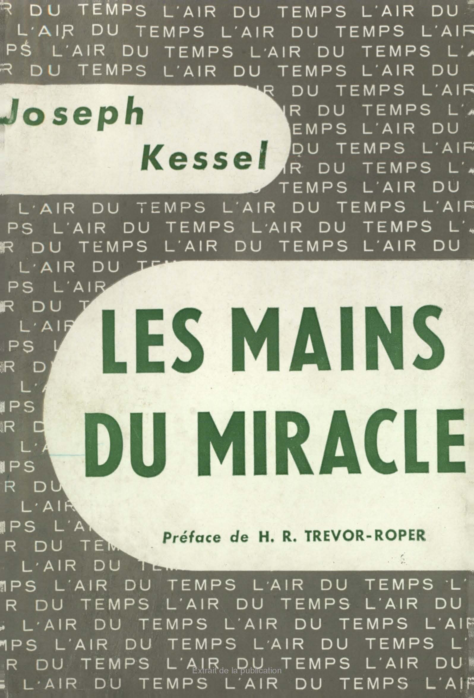 Les mains du miracle - L&#39;Air du Temps - GALLIMARD - Site Gallimard