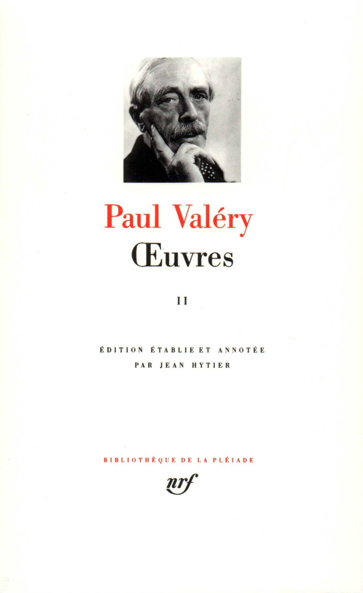 Œuvres - 2 II de Paul Valéry | Gallimard
