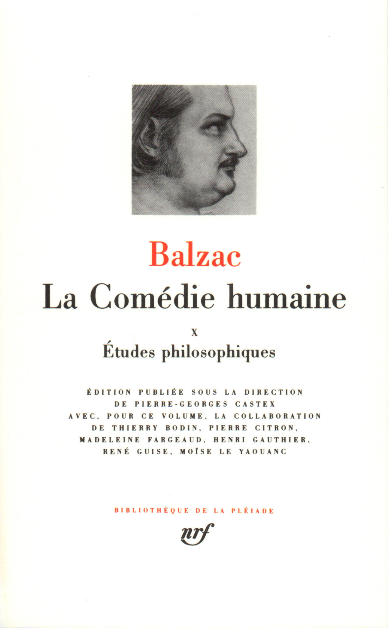 洋書 BALZAC La Comedie Humaine X Pleiade Balzac : La Comedie humaine, tome 1 :Bibliotheque de la