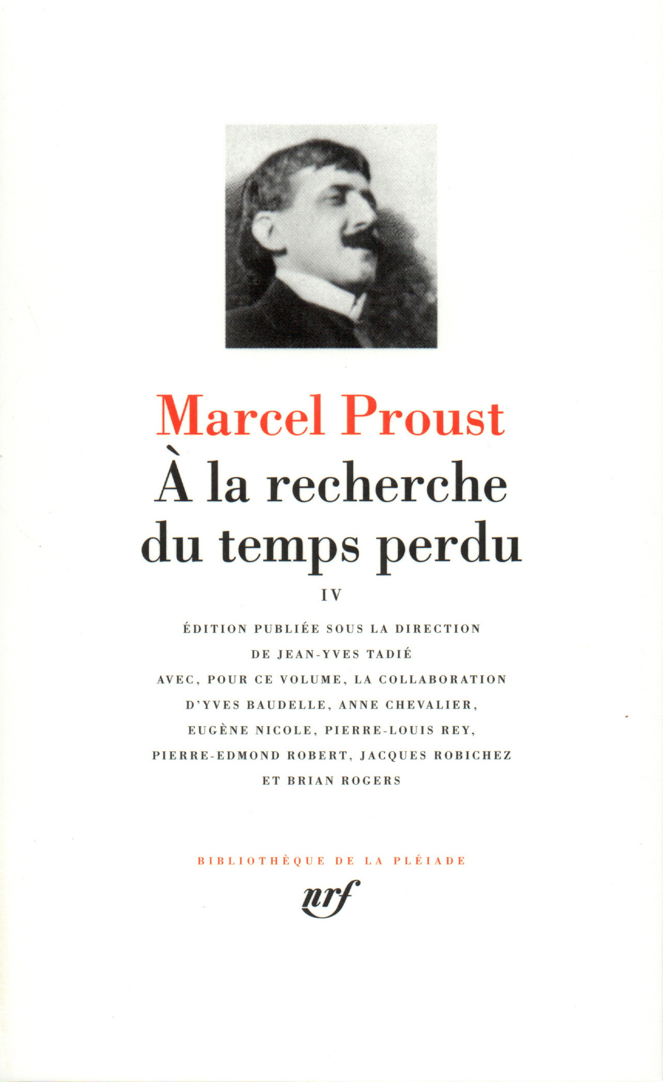洋書 PROUST A La recherche du temps perdu 1-4 À la recherche du temps perdu, I à IV: Proust, Marcel, Tadié