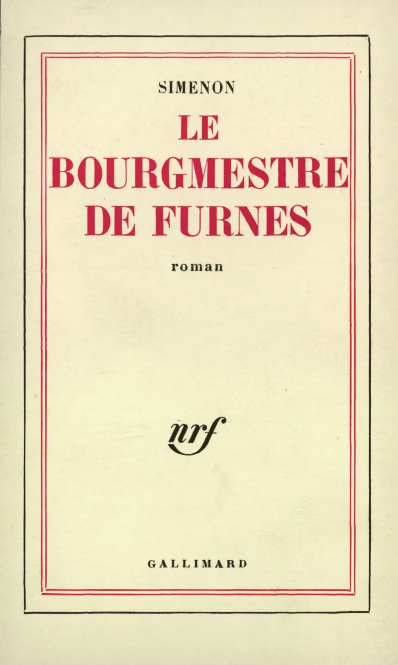 Le Bourgmestre de Furnes - Georges Simenon