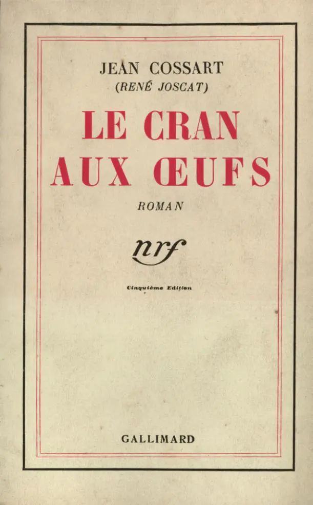 Le Cran aux Œufs - Jean Cossart