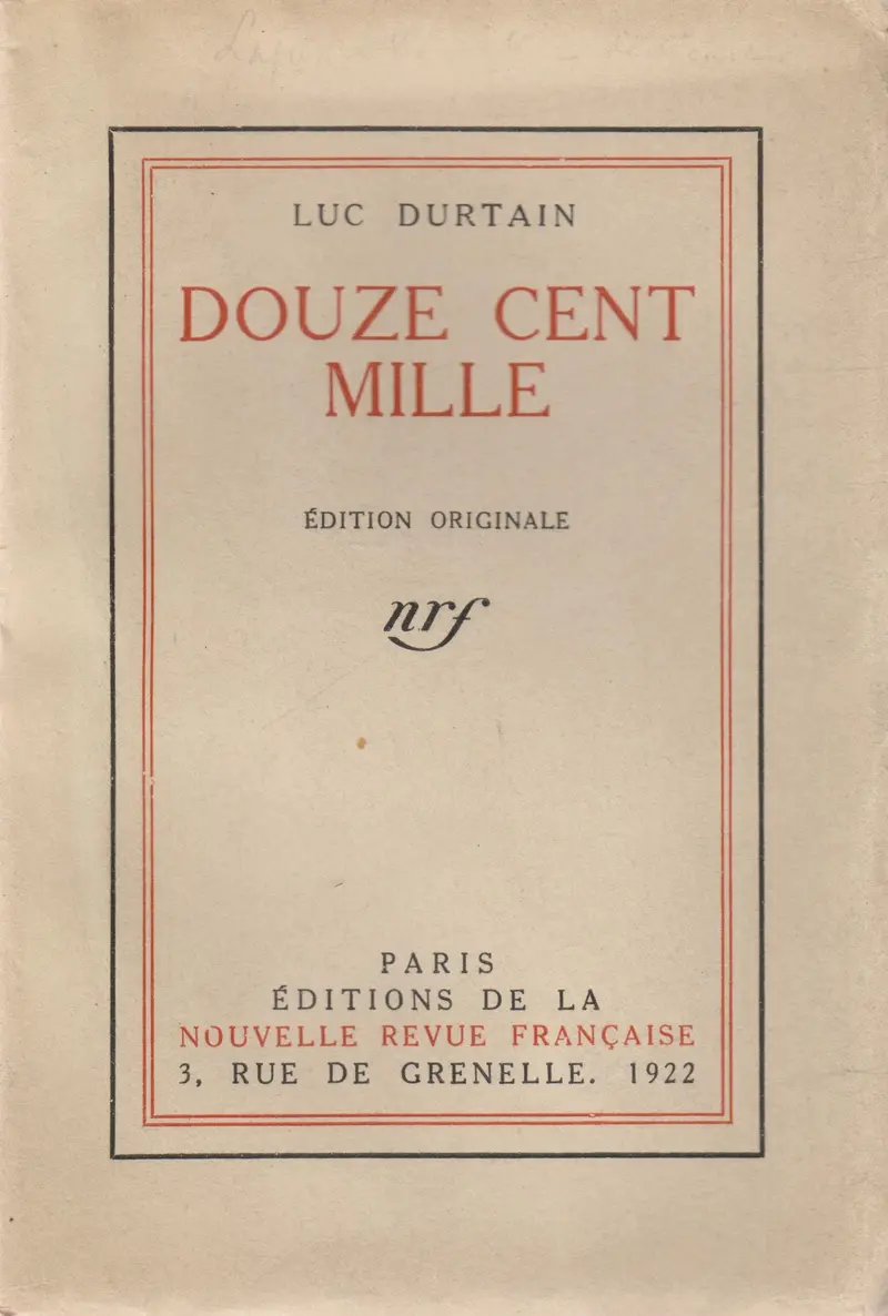 Douze cent mille - Luc Durtain