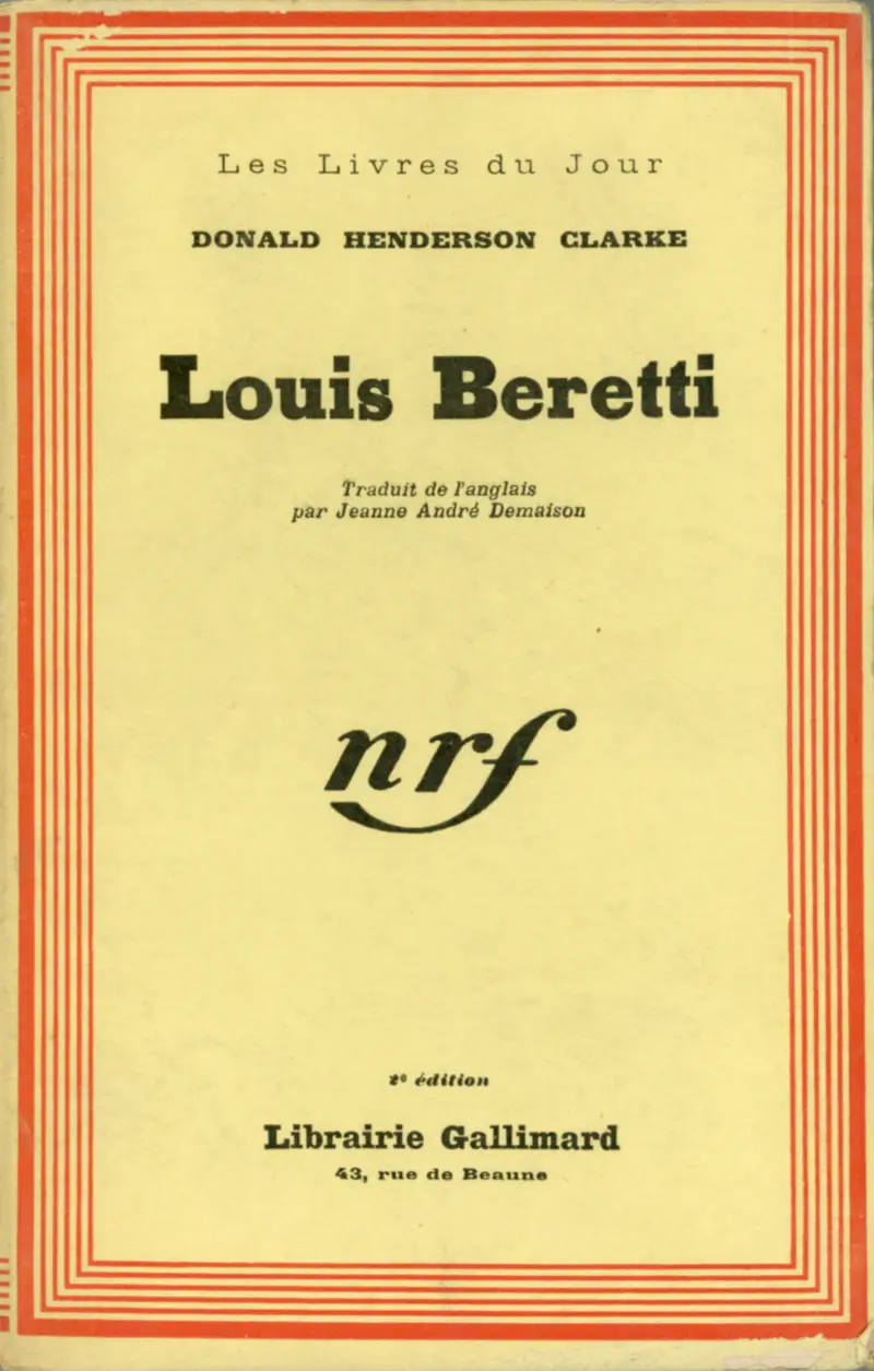 Louis Beretti - Donald Henderson-Clarke