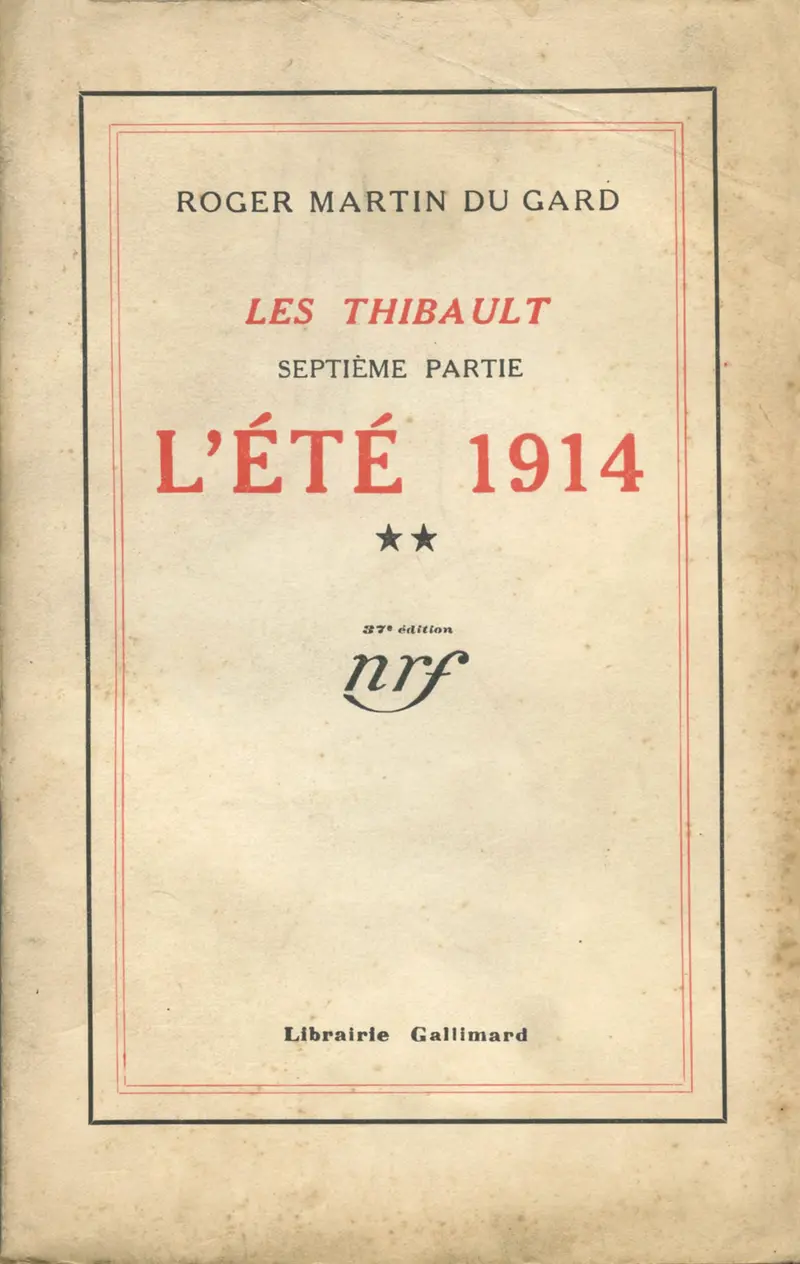 Les Thibault - Roger Martin du Gard