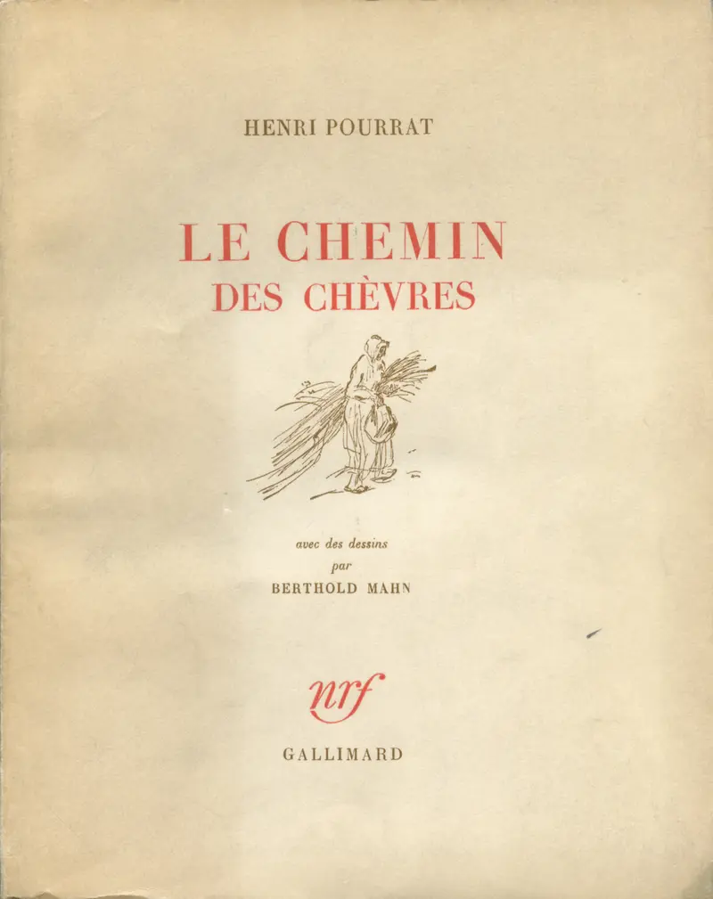 Le Chemin des chèvres - Henri Pourrat - Berthold Mahn