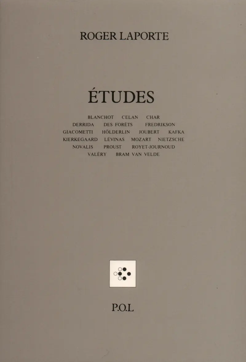 Études - Roger Laporte