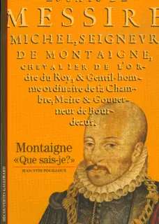Montaigne - Jean-Yves Pouilloux