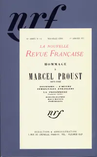 Hommage à Marcel Proust - Collectif