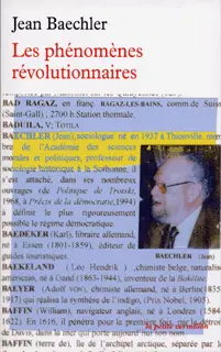 Les phénomènes révolutionnaires - Jean Baechler