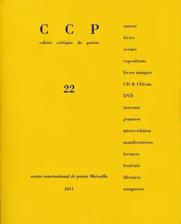 Cahier critique de poésie - Collectif