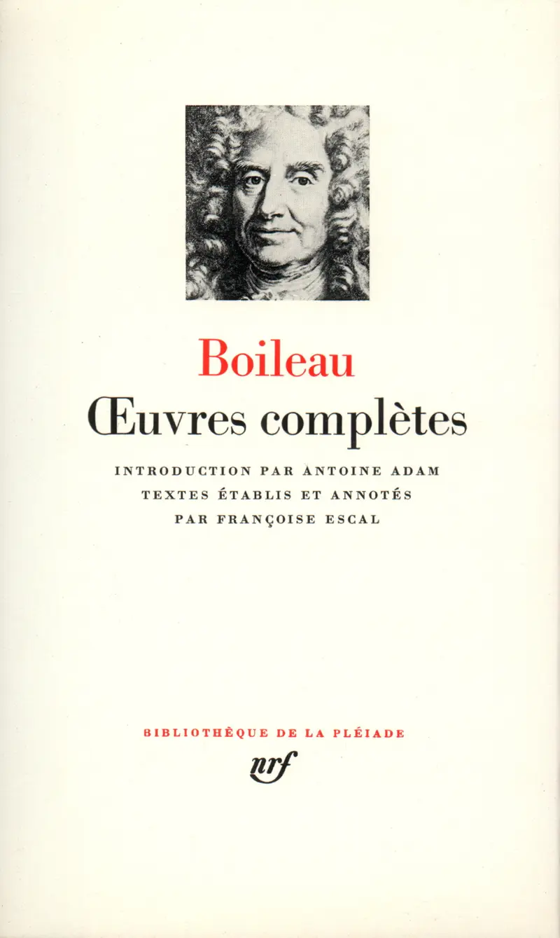 Œuvres complètes - Boileau