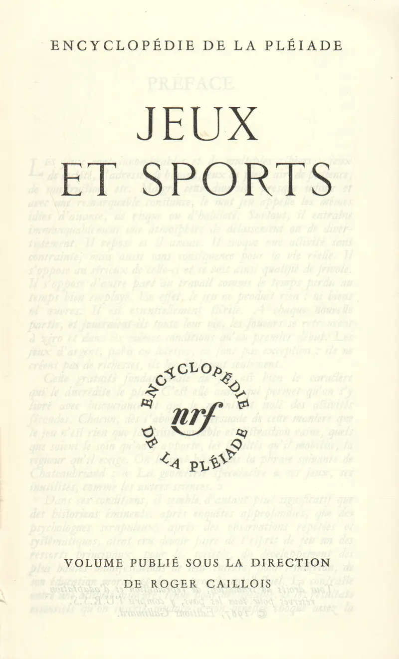 Jeux et sports - Collectif