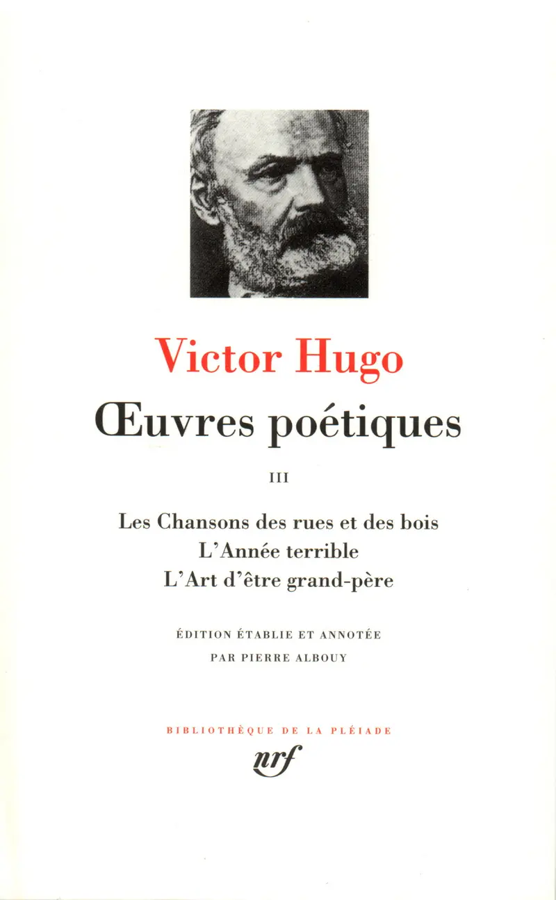 Œuvres poétiques - 3 - Victor Hugo