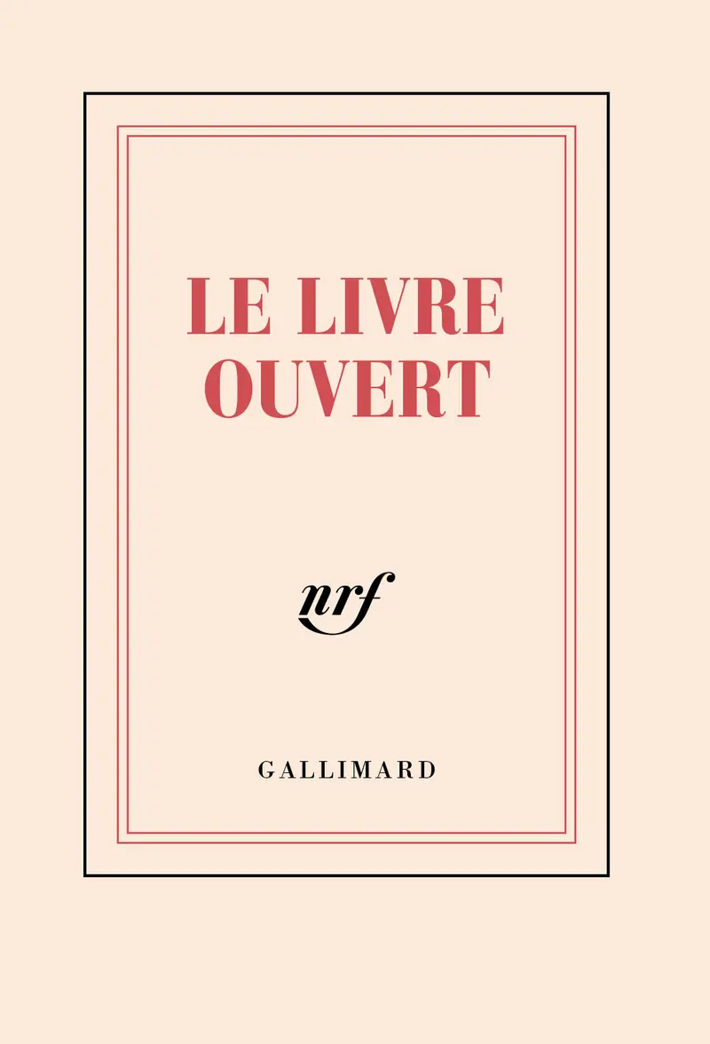 Carnet poche «Le livre ouvert» (papeterie) - Collectif