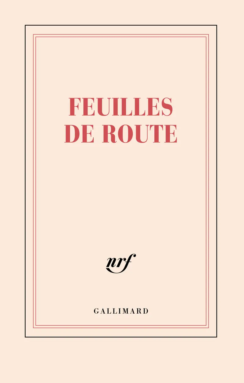 Carnet «Feuilles de route» (papeterie) - Collectif