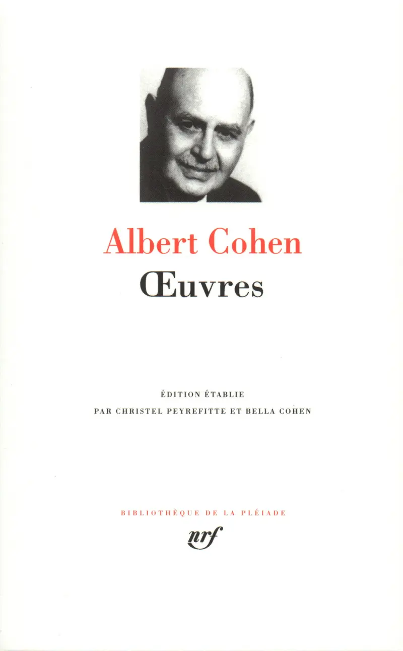 Œuvres - Albert Cohen