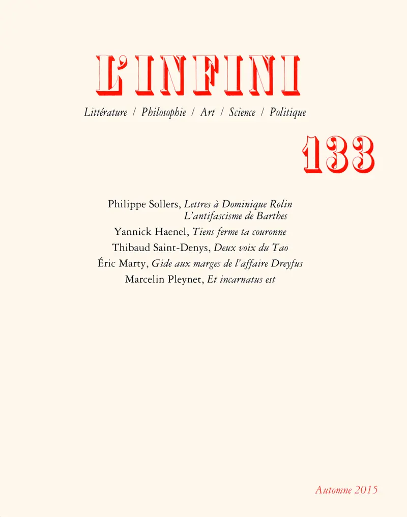 L'Infini - Collectif