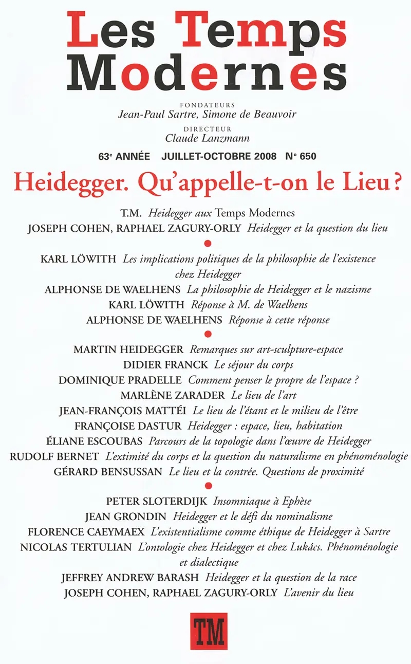 Les Temps Modernes - Collectif