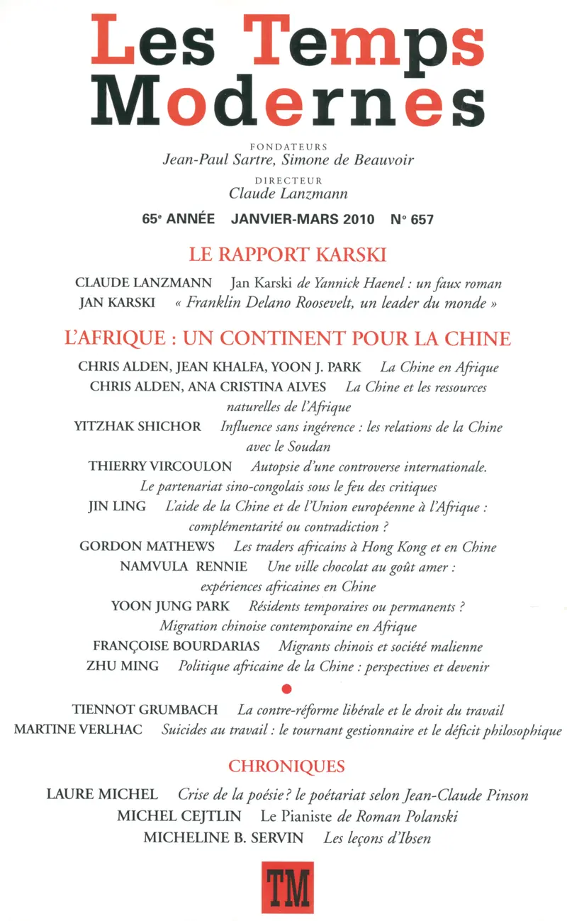 Les Temps Modernes - Collectif