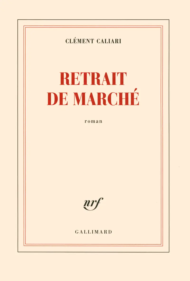 Retrait de marché - Clément Caliari