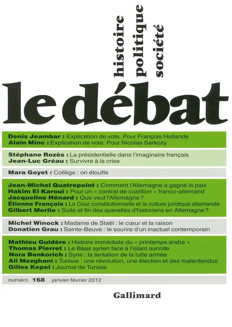 Le Débat - Collectif