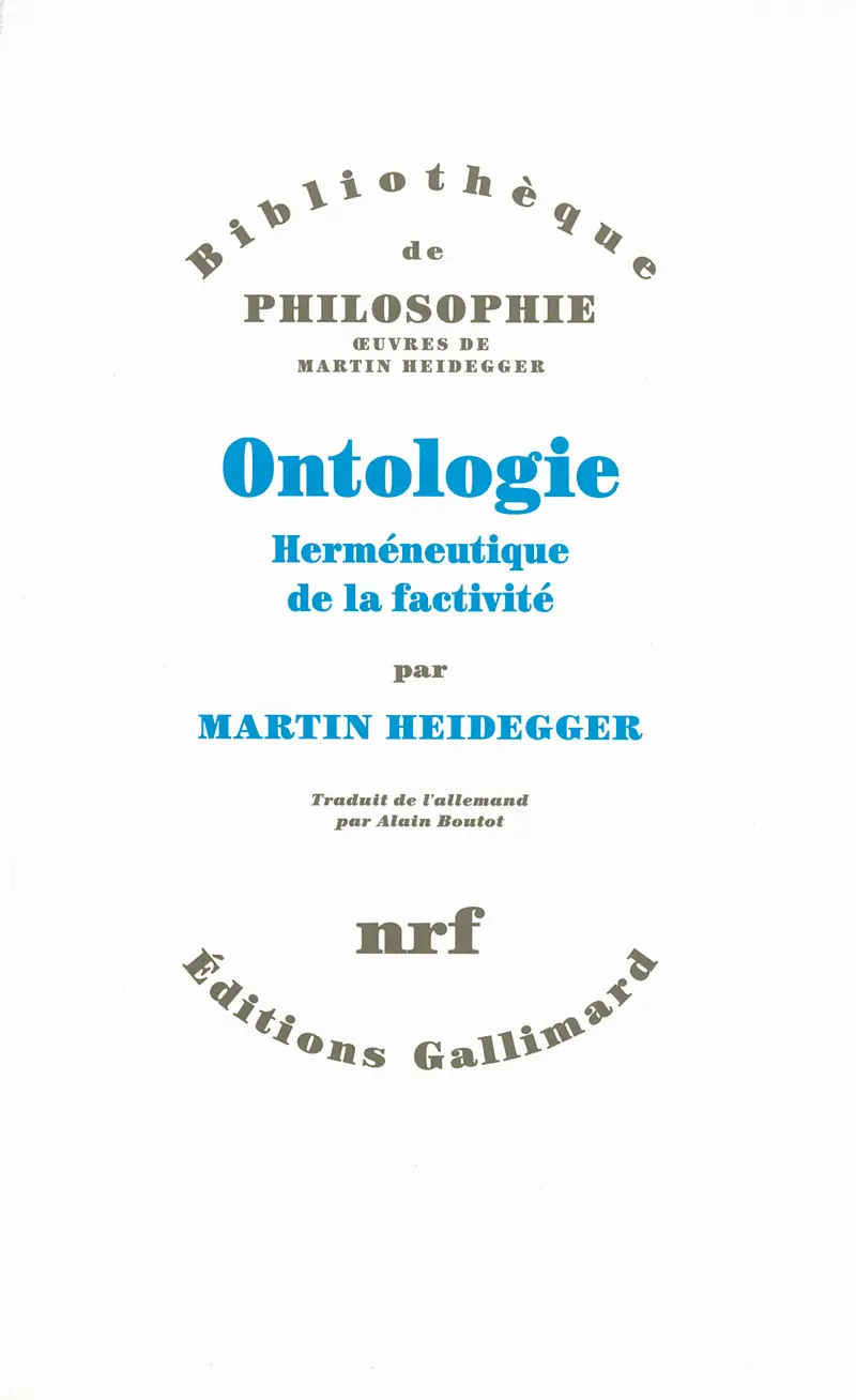 Ontologie - Martin Heidegger