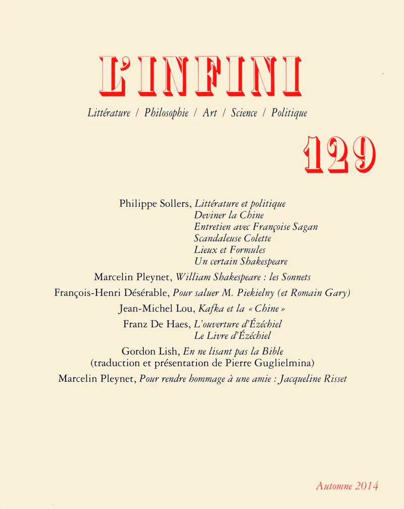 L'Infini - Collectif