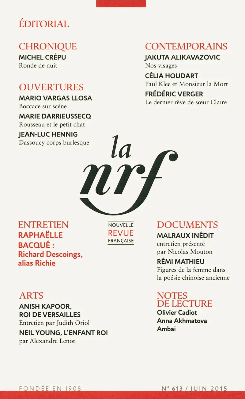 La Nouvelle Revue Française - Collectif