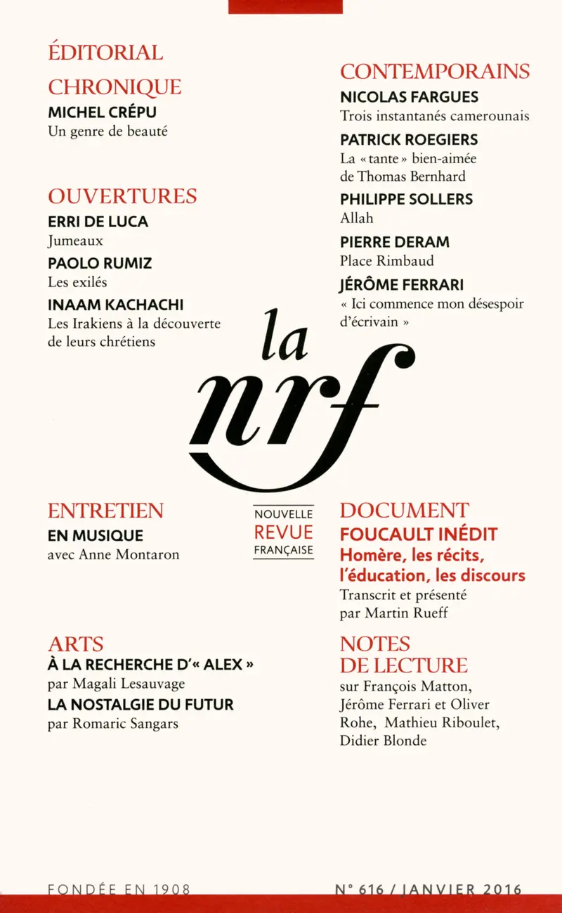 La Nouvelle Revue Française - Collectif