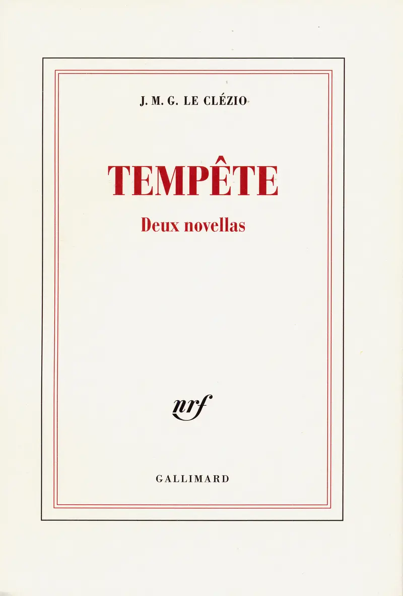 Tempête - J. M. G. Le Clézio