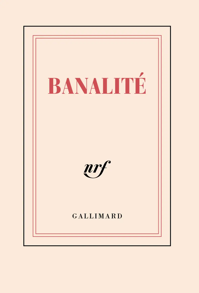 Carnet poche «Banalité» (papeterie) - Collectif
