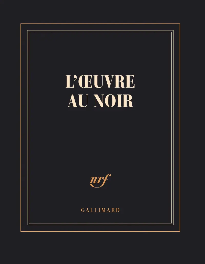 Carnet carré «L'Œuvre au Noir» (papeterie) - Collectif