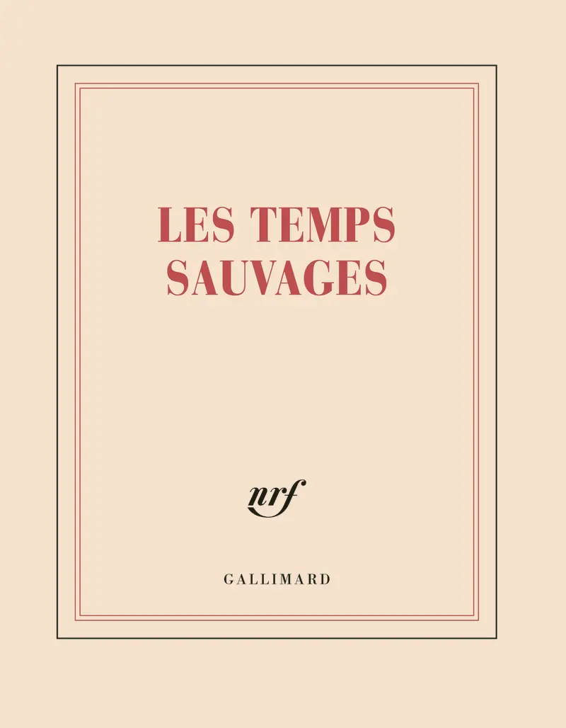 Carnet carré «Les temps sauvages» (papeterie) - Collectif