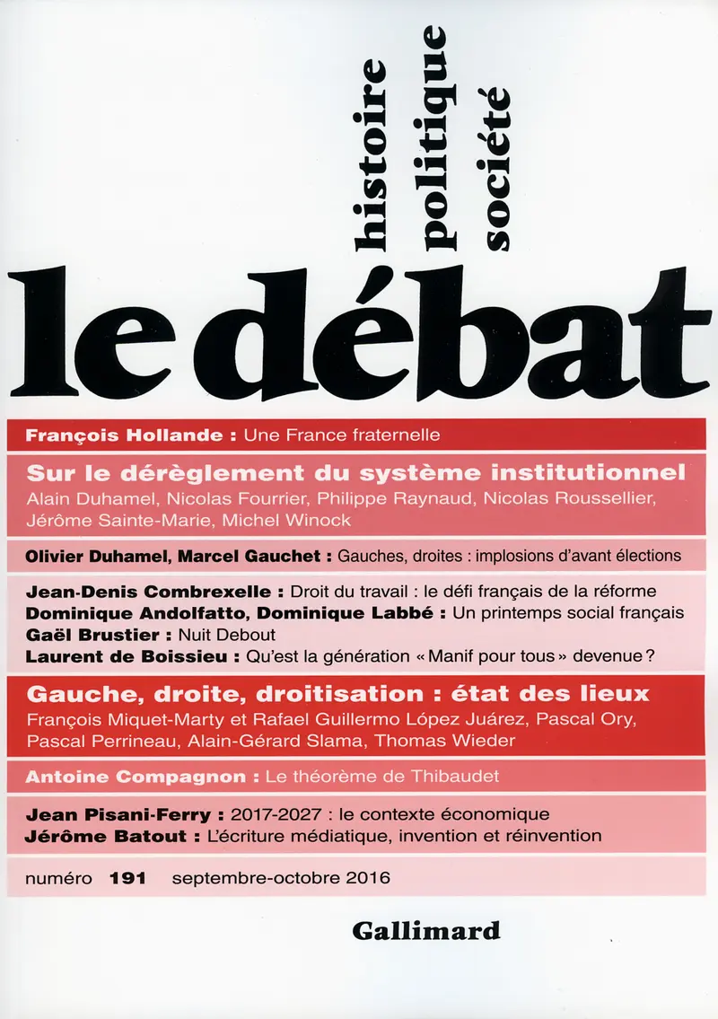 Le Débat - Collectif
