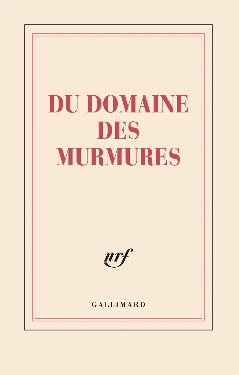 Carnet «Du domaine des Murmures» (papeterie) - Collectif
