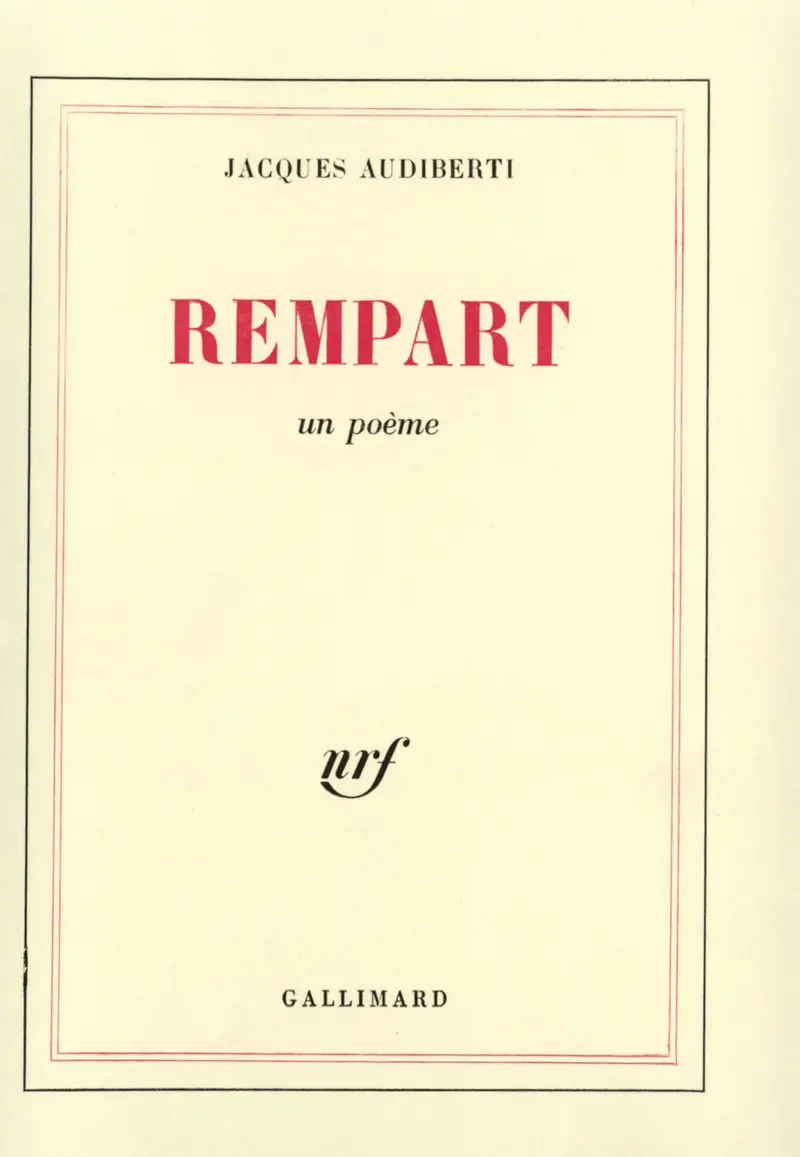 Rempart - Jacques Audiberti