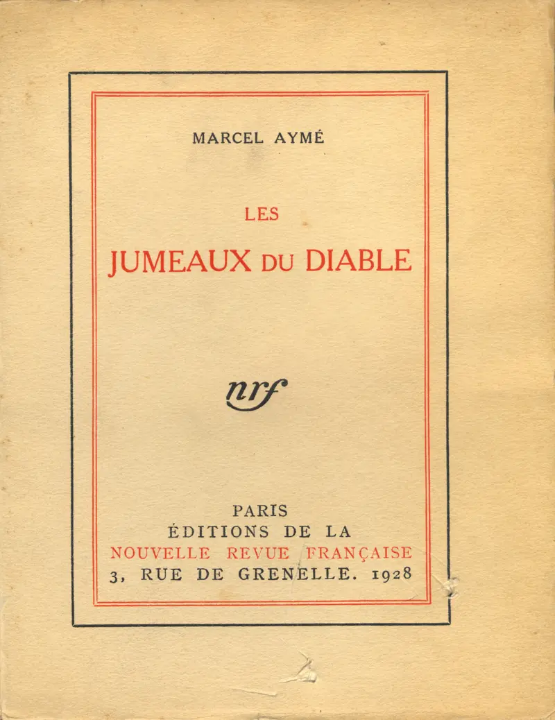 Les Jumeaux du diable - Marcel Aymé