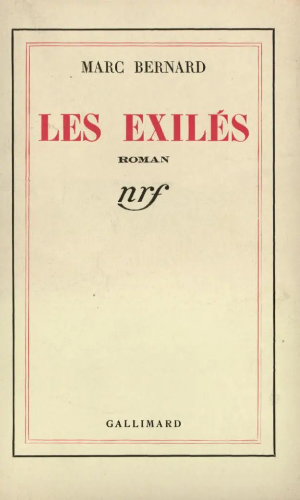 Les Exilés - Marc Bernard