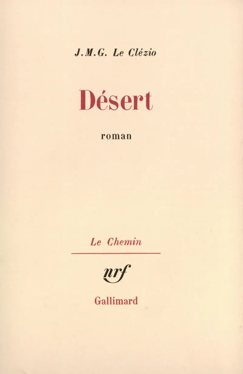 Désert - J. M. G. Le Clézio