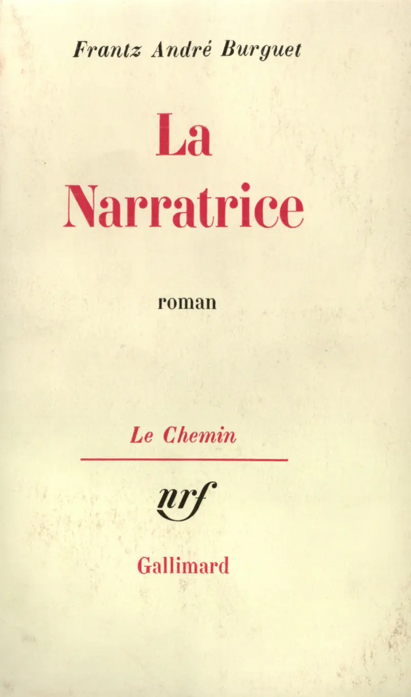 La Narratrice - Frantz André Burguet