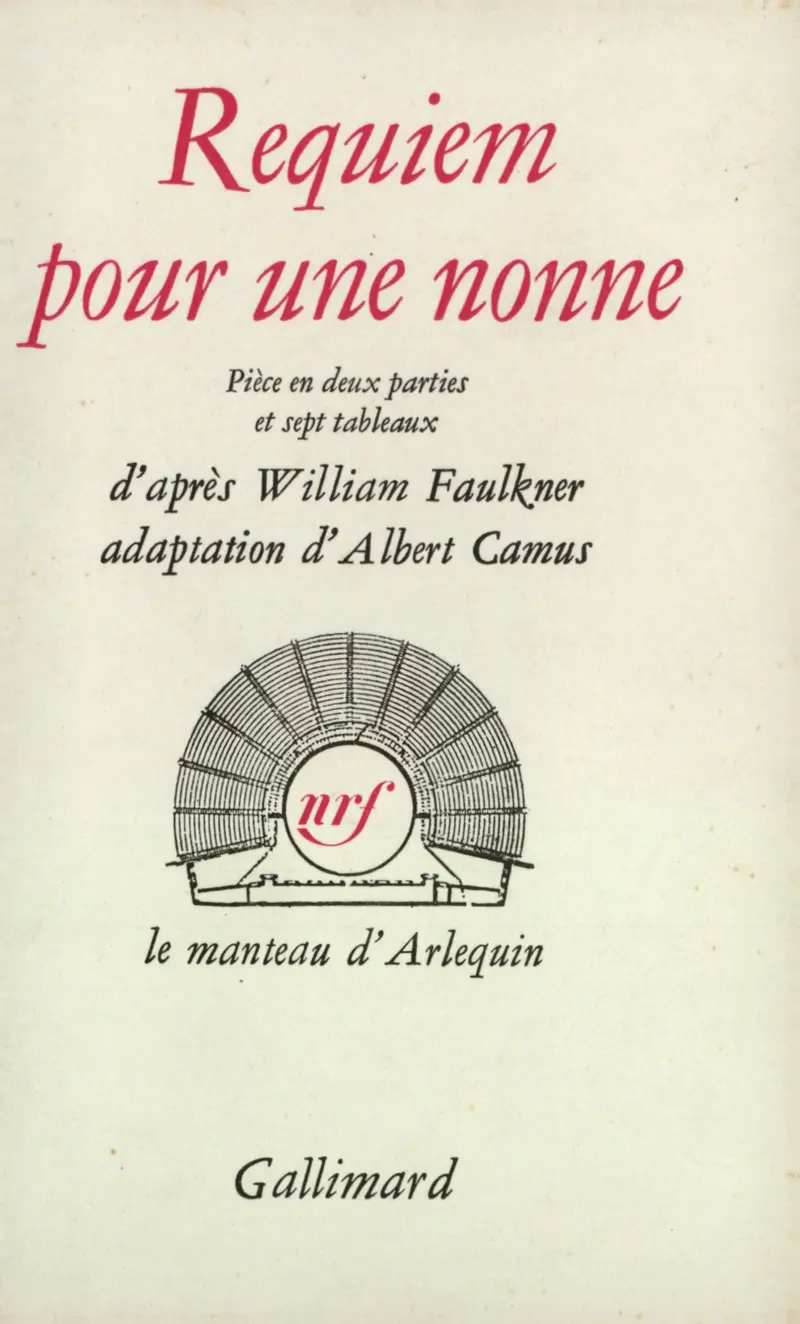 Requiem pour une nonne - Albert Camus