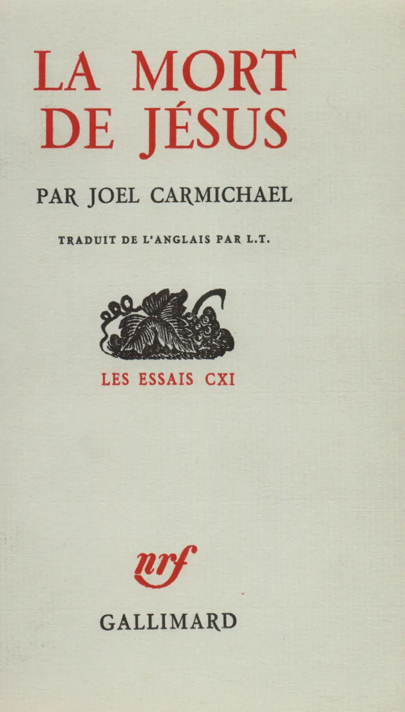La mort de Jésus - Joel Carmichael