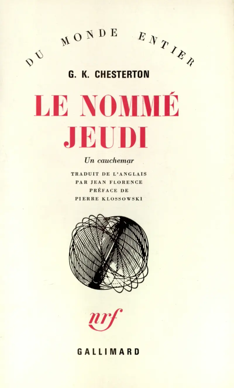 Le nommé Jeudi - Gilbert Keith Chesterton