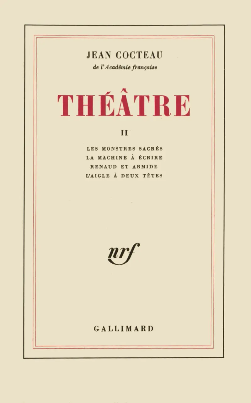 Théâtre - 2 - Jean Cocteau