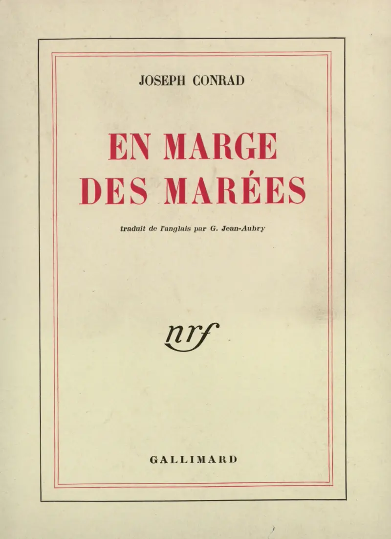 En marge des marées - Joseph Conrad