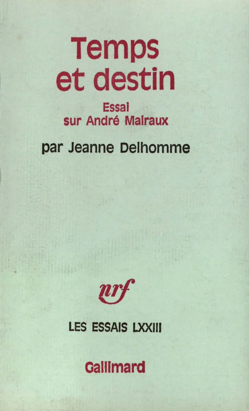 Temps et destin - Jeanne Delhomme
