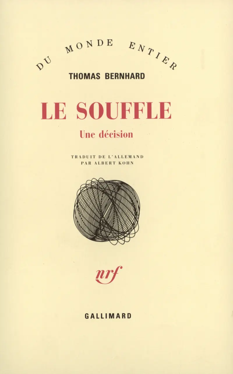 Le Souffle - Thomas Bernhard