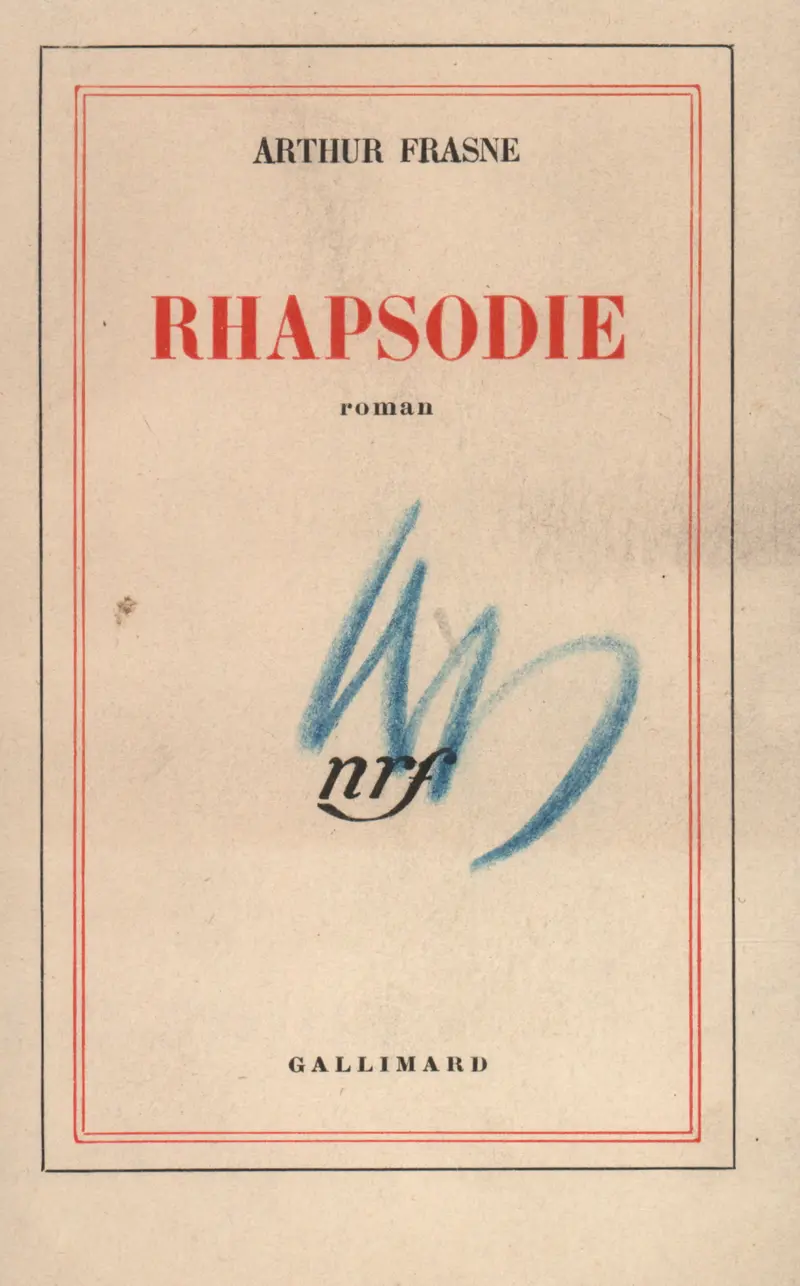 Rhapsodie - Arthur Frasne