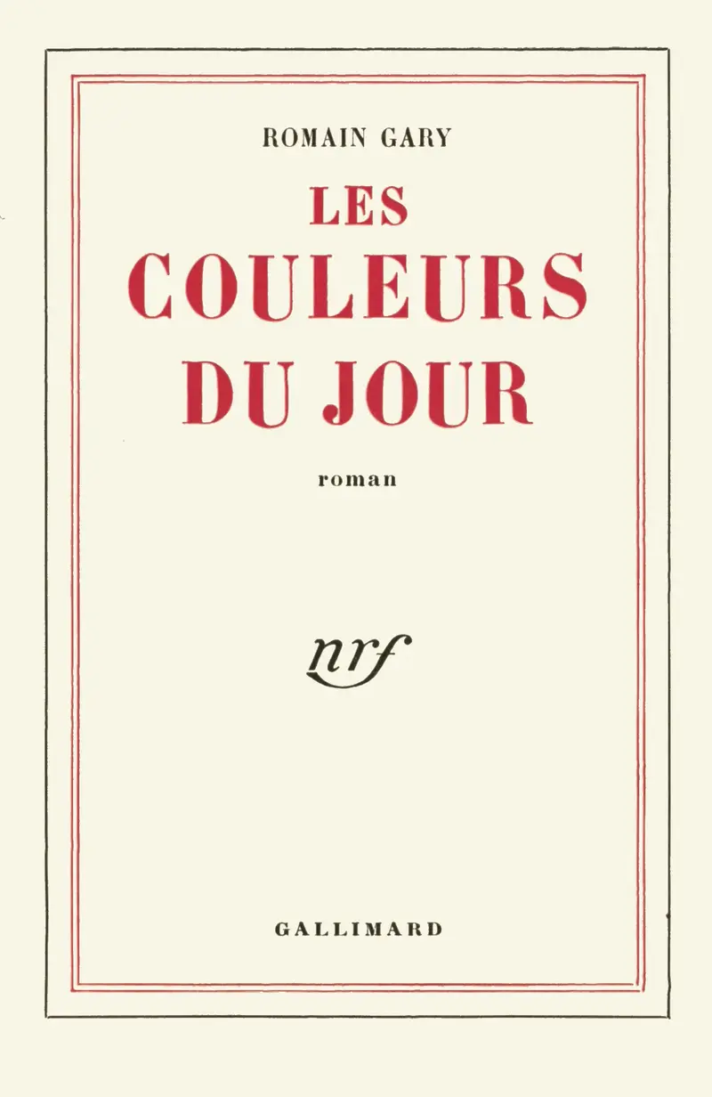 Les couleurs du jour - Romain Gary